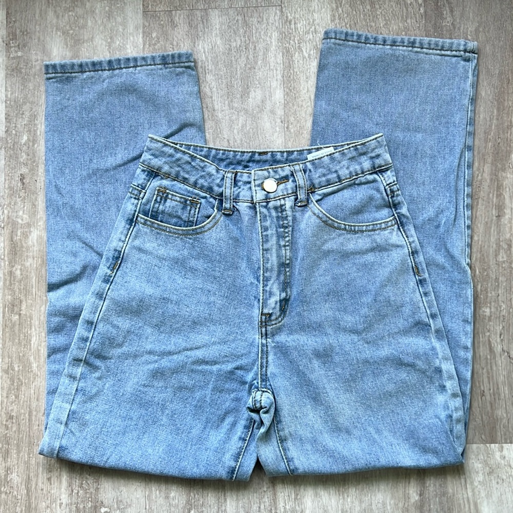 SHEIN women’s light was denim jeans